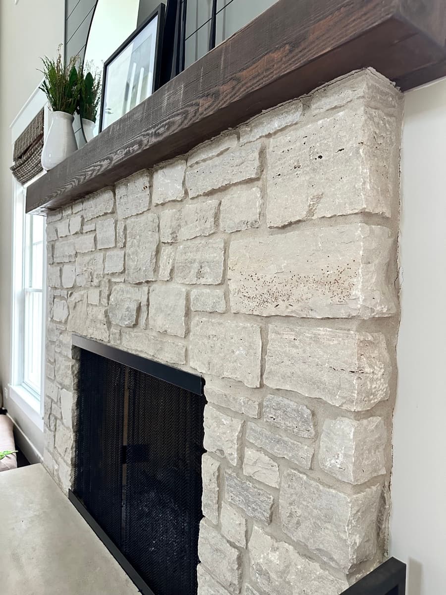 Interior Stone Fireplace - Interior Feature in Fox River Valley, IL