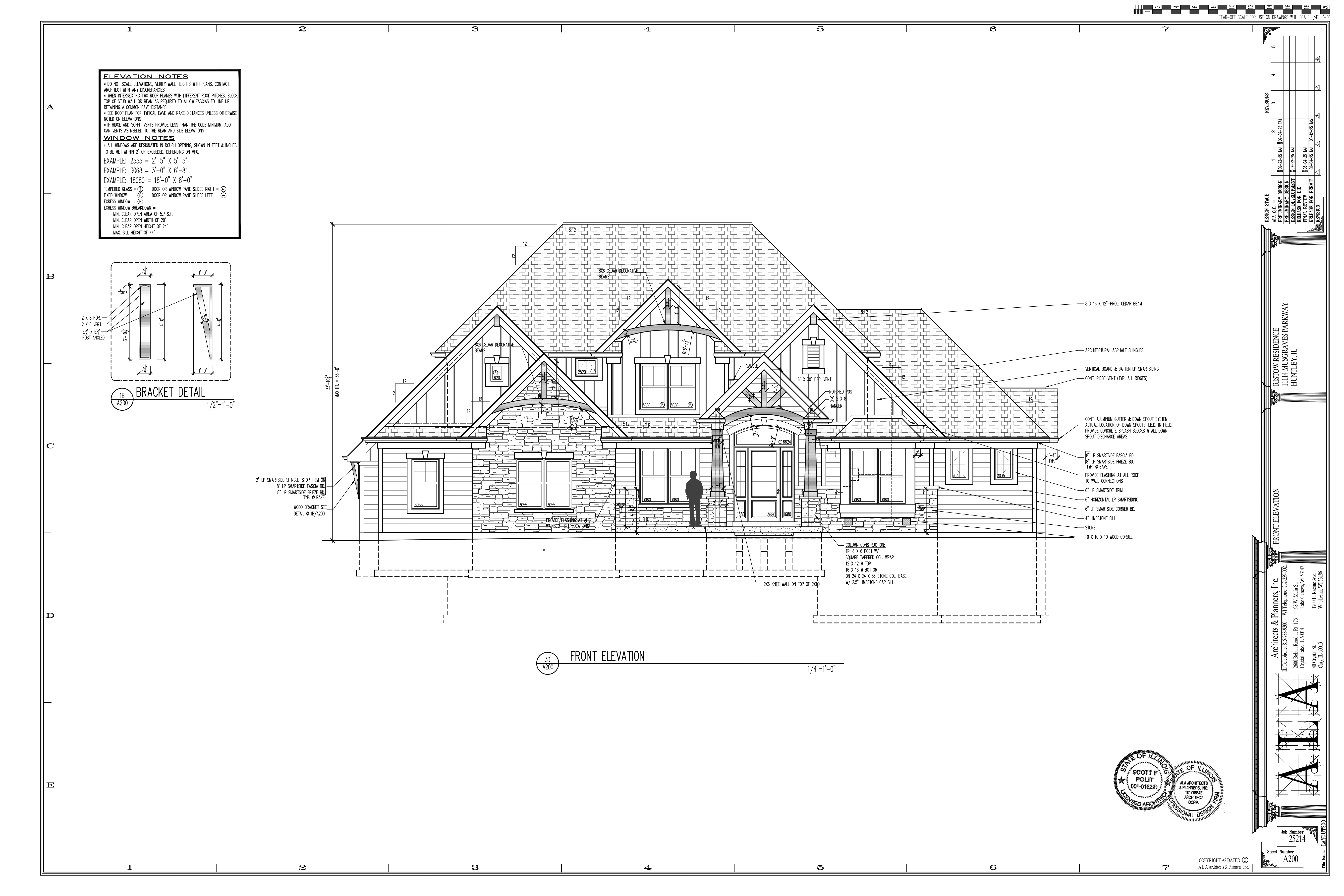 Custom Modern Farmhouse - Architecture Plans